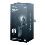 Satisfyer Heat Flex 4, вращающийся вибратор-кролик с функцией подогрева, серый: цены и характеристики