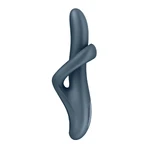 Satisfyer Heat Flex 4, вращающийся вибратор-кролик с функцией подогрева, серый: цены и характеристики