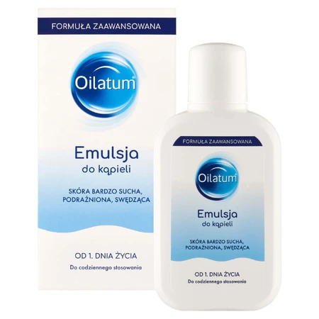 Набір Oilatum Advanced Formula, емульсія для ванн, з 1 дня життя, 2 х 250 мл + крем, суха шкіра, дуже суха, схильна до атопії та алергії, 150 г за 1 копійку: ціни та характеристики