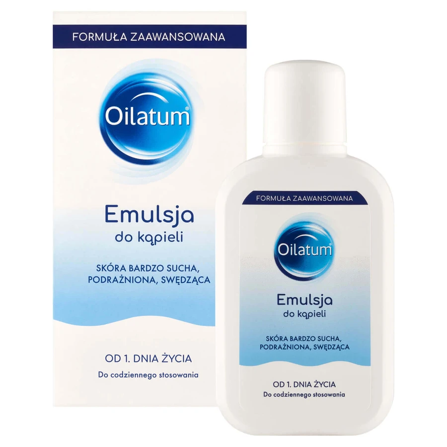 Набір Oilatum Advanced Formula, емульсія для ванн, з 1 дня життя, 2 х 250 мл + крем, суха шкіра, дуже суха, схильна до атопії та алергії, 150 г за 1 копійку: ціни та характеристики