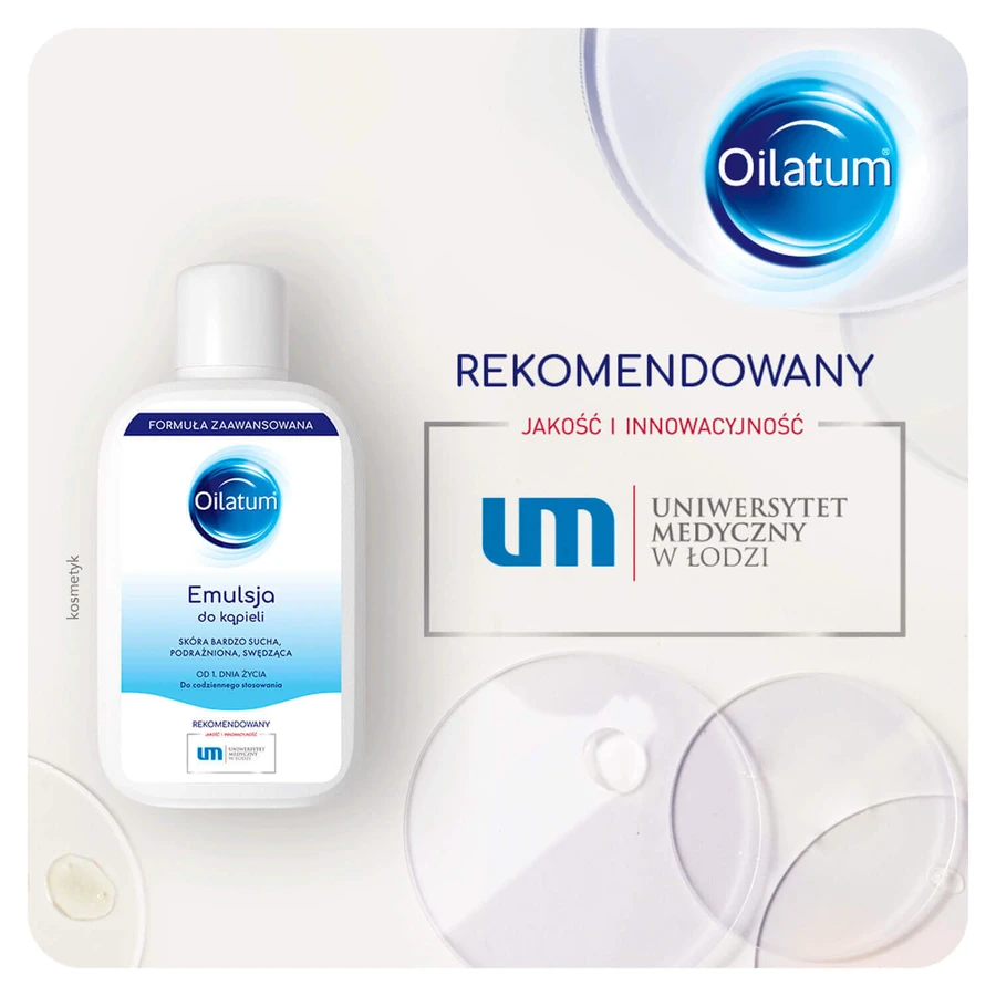 Набір Oilatum Advanced Formula, емульсія для ванн, з 1 дня життя, 2 х 250 мл + крем, суха шкіра, дуже суха, схильна до атопії та алергії, 150 г за 1 копійку: ціни та характеристики