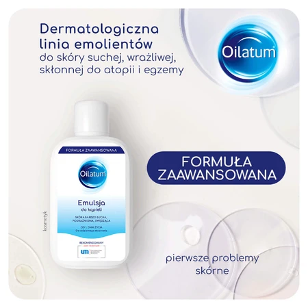 Набір Oilatum Advanced Formula, емульсія для ванн, з 1 дня життя, 2 х 250 мл + крем, суха шкіра, дуже суха, схильна до атопії та алергії, 150 г за 1 копійку: ціни та характеристики