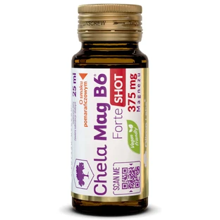 Olimp Chela-Mag B6 Forte Shot, ампулы, апельсиновый вкус, 9 x 25 мл
