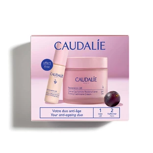 Набір Caudalie Resveratrol Lift, крем для обличчя, 50 мл + сироватка, 10 мл