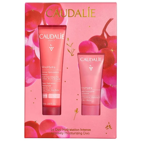Caudalie VinoHydra, інтенсивний зволожуючий крем для обличчя, 60 мл + зволожуючий гель для вмивання, 50 мл у подарунок: ціни та характеристики