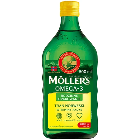Норвежское диетическое питание Moller's, старше 3 лет, со вкусом лимона, 500 мл: цены и характеристики