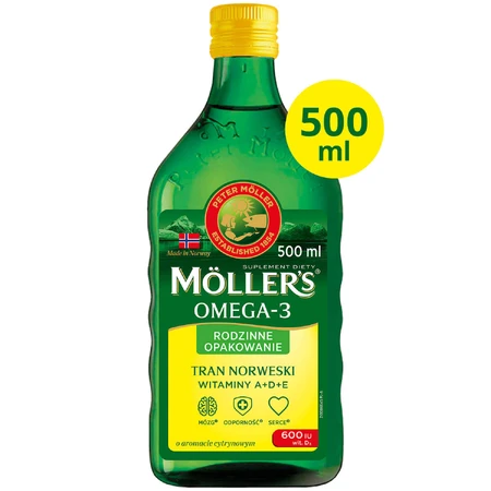 Норвежское диетическое питание Moller's, старше 3 лет, со вкусом лимона, 500 мл: цены и характеристики