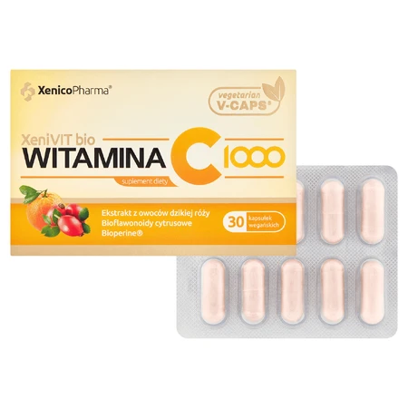 XeniVit Bio Vitamin C 1000, 30 капсул: цены и характеристики