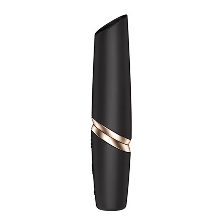 Satisfyer Perfect Kiss, безконтактний кліторальний масажер, чорний: ціни та характеристики