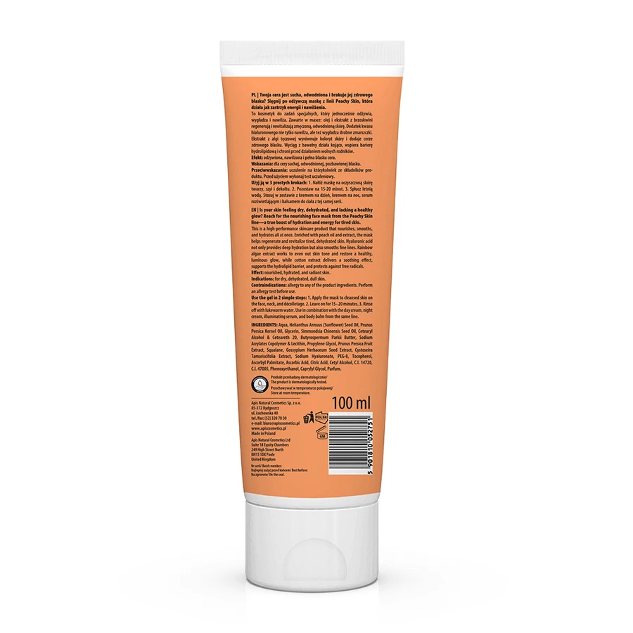 Apis Peachy Skin, питательная маска для лица, 100 мл: цены и характеристики
