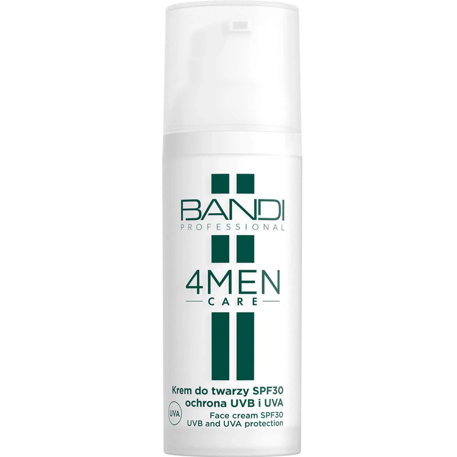 Bandi 4Men Care, крем для обличчя SPF 30, захист від UVB та UVA, для чоловіків, 50 мл: ціни та характеристики