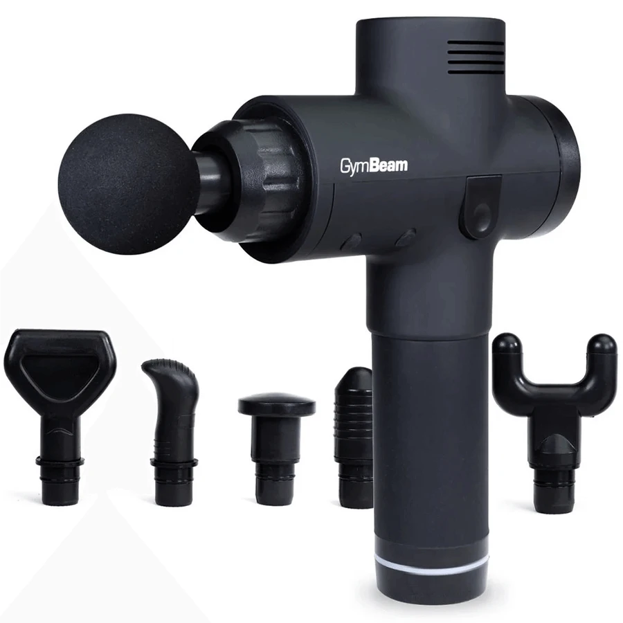 GymBeam VI Black, масажний пістолет, чорний: ціни та характеристики