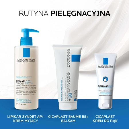 Набір La Roche-Posay Cicaplast Baume B5+, заспокійливий відновлювальний лосьйон, 2 по 100 мл + міні-коробка з продуктами безкоштовно: ціни та характеристики