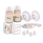 Momini MilkySilky, електронний молоковідсмоктувач, подвійний, 4-фазний + LittleCare, безкоштовний інфрачервоний термометр: ціни та характеристики