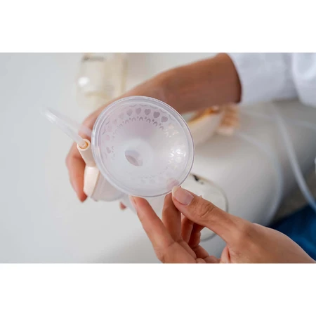 Momini MilkySilky, електронний молоковідсмоктувач, подвійний, 4-фазний + LittleCare, безкоштовний інфрачервоний термометр: ціни та характеристики