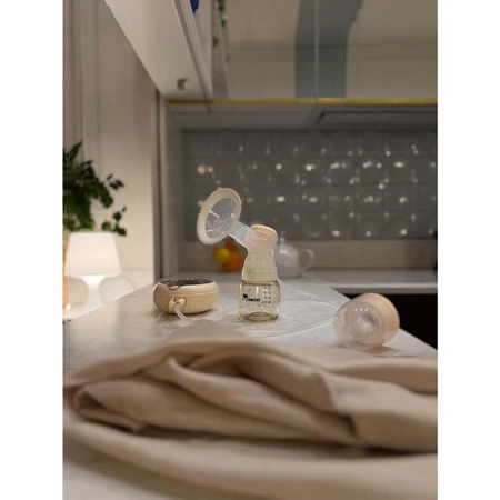 Momini MilkySilky, електронний молоковідсмоктувач, подвійний, 4-фазний + LittleCare, безкоштовний інфрачервоний термометр: ціни та характеристики