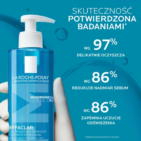 Набор La Roche-Posay Effaclar, очищающий гель для жирной и чувствительной кожи, 400 мл + Effaclar DUO+M, увлажняющий крем для кожи, склонной к акне, 40 мл + бесплатная сумка: цены и характеристики