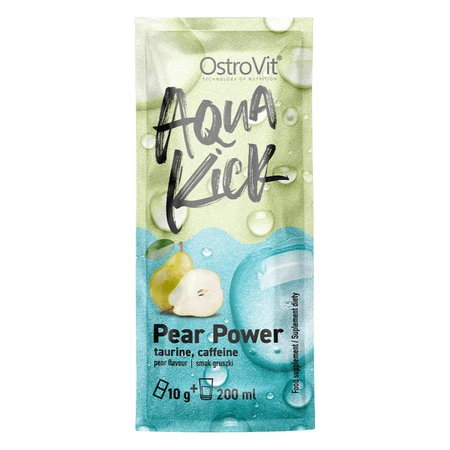 OstroVit Aqua Kick Pear Power, порошок, зі смаком груші, 24 х 10 г: ціни та характеристики
