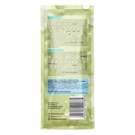 OstroVit Aqua Kick Pear Power, порошок, зі смаком груші, 24 х 10 г: ціни та характеристики
