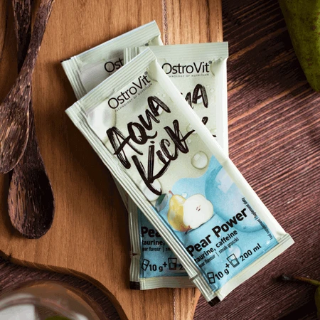 OstroVit Aqua Kick Pear Power, порошок, зі смаком груші, 24 х 10 г: ціни та характеристики
