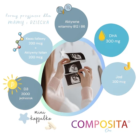 Composita One, 30 капсул + 30 капсул DHA: цены и характеристики