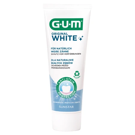 GUM Original White, зубна паста для відновлення природної білизни, 75 мл: ціни та характеристики