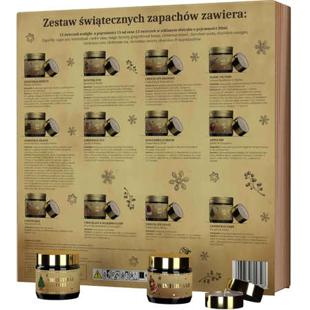 Набор "Сказочная книга адвент-календаря" HiSKin, соевые свечи: цены и характеристики