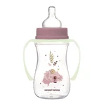 Canpol Babies EasyStart, пляшечка з широким горлом, сонна коала, рожева, від 3 місяців, 240 мл: ціни та характеристики