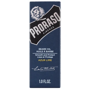 Proraso Blue, масло для бороды, лазурный лайм, 30 мл