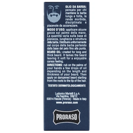 Proraso Blue, масло для бороды, лазурный лайм, 30 мл: цены и характеристики