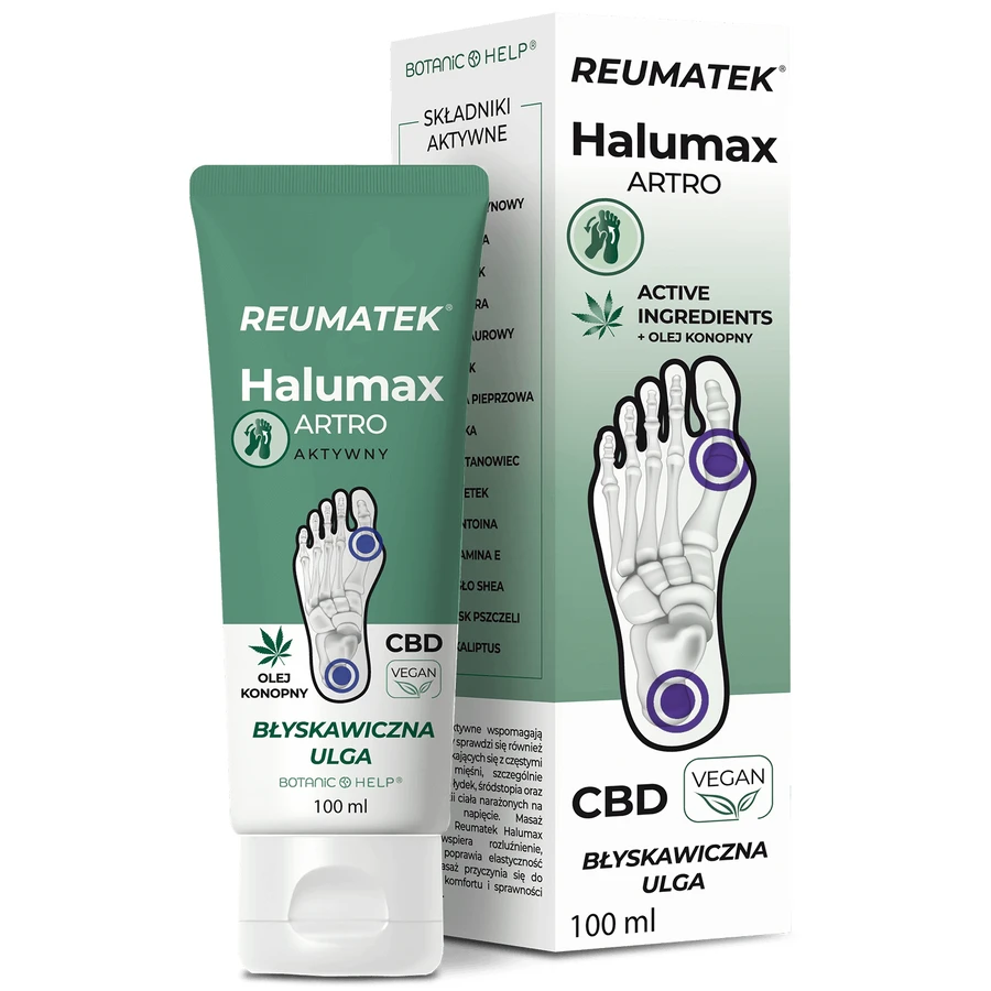 Botanic Help Rheumatek Halumax Artro, мазь для ног, 100 мл: цены и характеристики