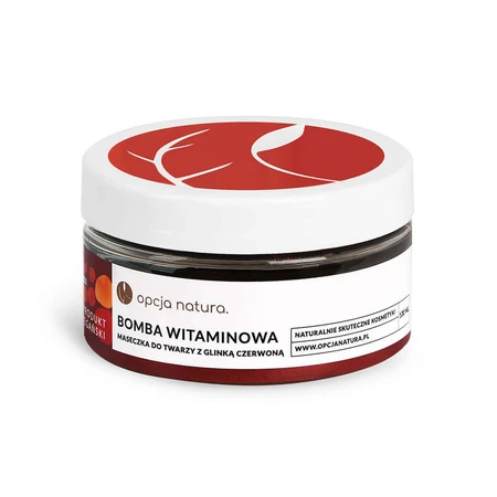 Opcja Natura Vitamin Bomb, маска для лица с красной глиной, 100 мл: цены и характеристики