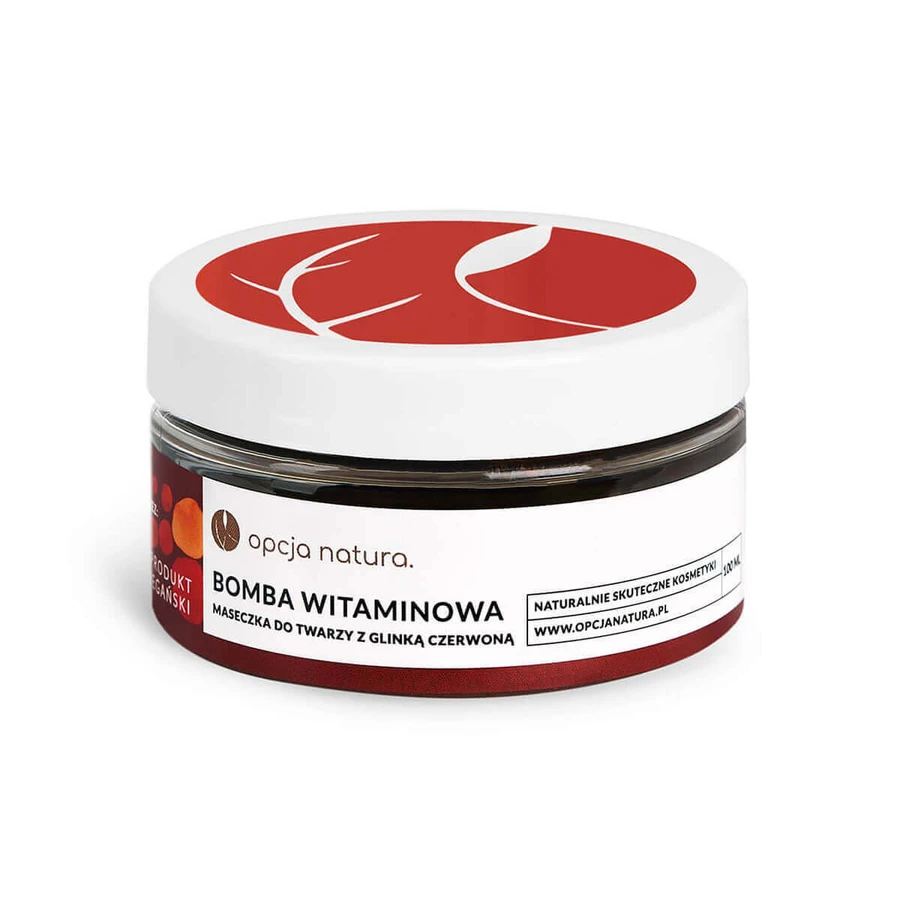 Opcja Natura Vitamin Bomb, маска для лица с красной глиной, 100 мл: цены и характеристики