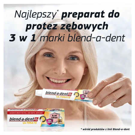 Blend-a-dent Ultimate Fresh, Адгезивний крем для зубних протезів, 40 мл: ціни та характеристики