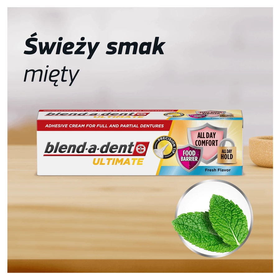Blend-a-dent Ultimate Fresh, Адгезивний крем для зубних протезів, 40 мл: ціни та характеристики