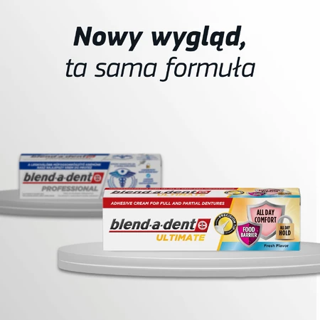 Blend-a-dent Ultimate Fresh, Адгезивний крем для зубних протезів, 40 мл: ціни та характеристики