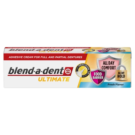 Blend-a-dent Ultimate Fresh, Адгезивний крем для зубних протезів, 40 мл: ціни та характеристики