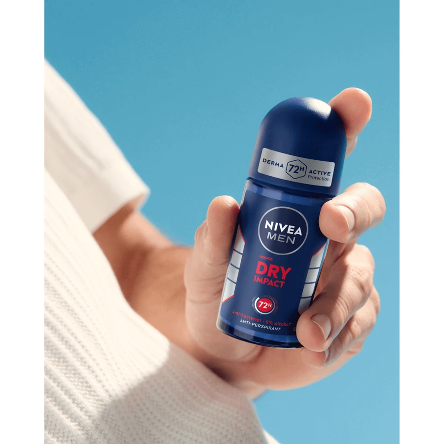 Nivea Men Dry Impact, антиперспірант-ролик для чоловіків, 50 мл: ціни та характеристики
