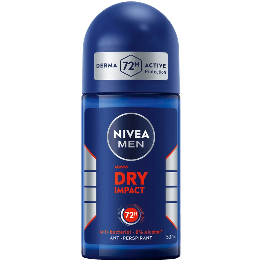 Nivea Men Dry Impact, антиперспірант-ролик для чоловіків, 50 мл: ціни та характеристики