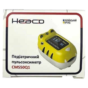 Пульсоксиметр CMS50Q1 детский контроль пульса и насыщенности крови кислородом 1 шт