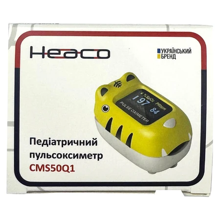 Пульсоксиметр CMS50Q1 детский контроль пульса и насыщенности крови кислородом 1 шт: цены и характеристики