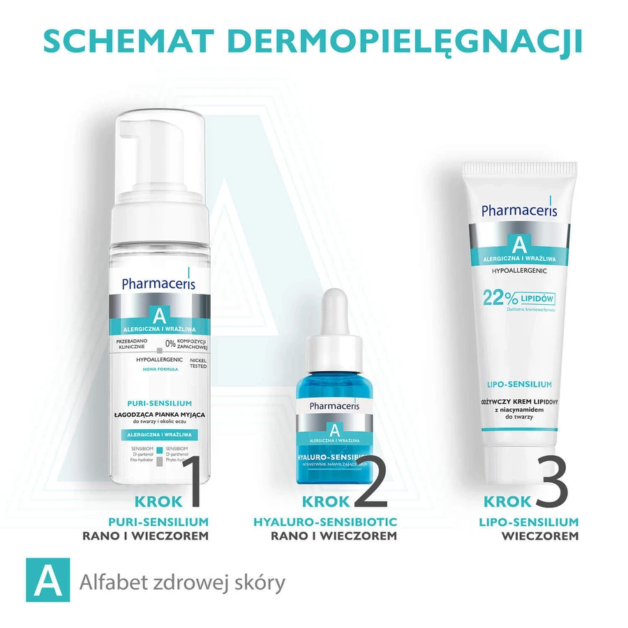 Pharmaceris A Puri-Sensilium, успокаивающая очищающая пенка для лица и области вокруг глаз, 150 мл: цены и характеристики