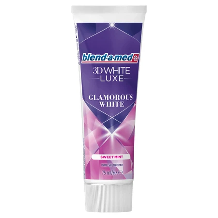 Blend-a-med 3D White Luxe, зубна паста, Гламурний білий, 75 мл: ціни та характеристики