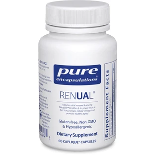 Ренуал Pure Encapsulations Renual повышает выносливость, когнитивные функции и сопротивление стрессу капсулы флакон 60 шт 