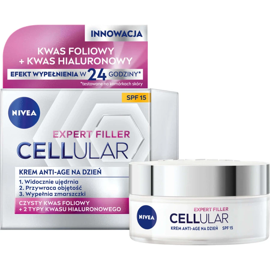 Набір Nivea Hyaluron Heroes, сироватка для обличчя, 15 мл + антивіковий денний крем, SPF 30, 50 мл + помада, 5,2 г: ціни та характеристики
