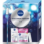 Набір Nivea Hyaluron Heroes, сироватка для обличчя, 15 мл + антивіковий денний крем, SPF 30, 50 мл + помада, 5,2 г: ціни та характеристики
