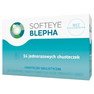Softeye Blepha, офтальмологічні серветки, 14 штук