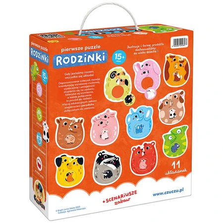 Пазлы CzuCzu First Puzzle Families, для детей от 15 месяцев, 22 элемента: цены и характеристики