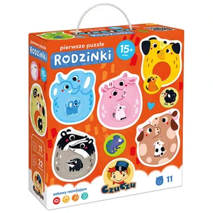 Пазлы CzuCzu First Puzzle Families, для детей от 15 месяцев, 22 элемента