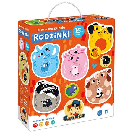 Пазлы CzuCzu First Puzzle Families, для детей от 15 месяцев, 22 элемента: цены и характеристики